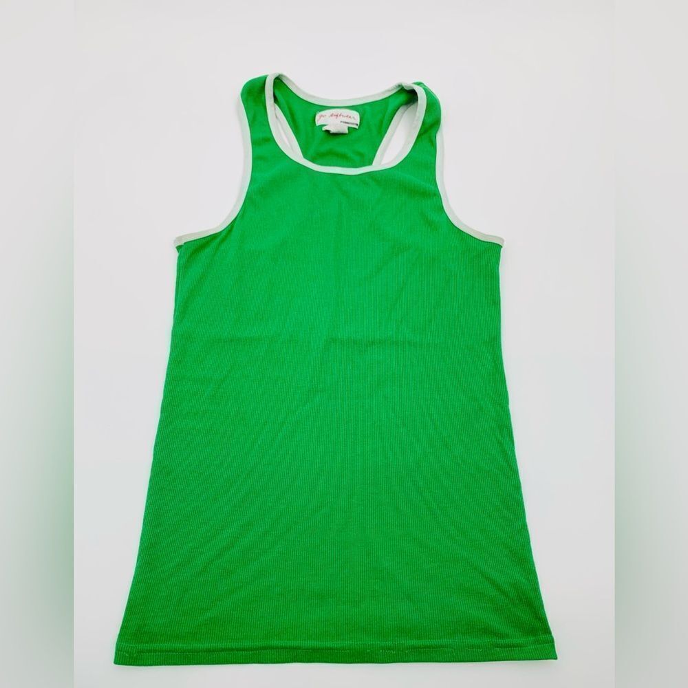 Go Softwear | men’s retro style Green ringer Sleeveless Top | medium